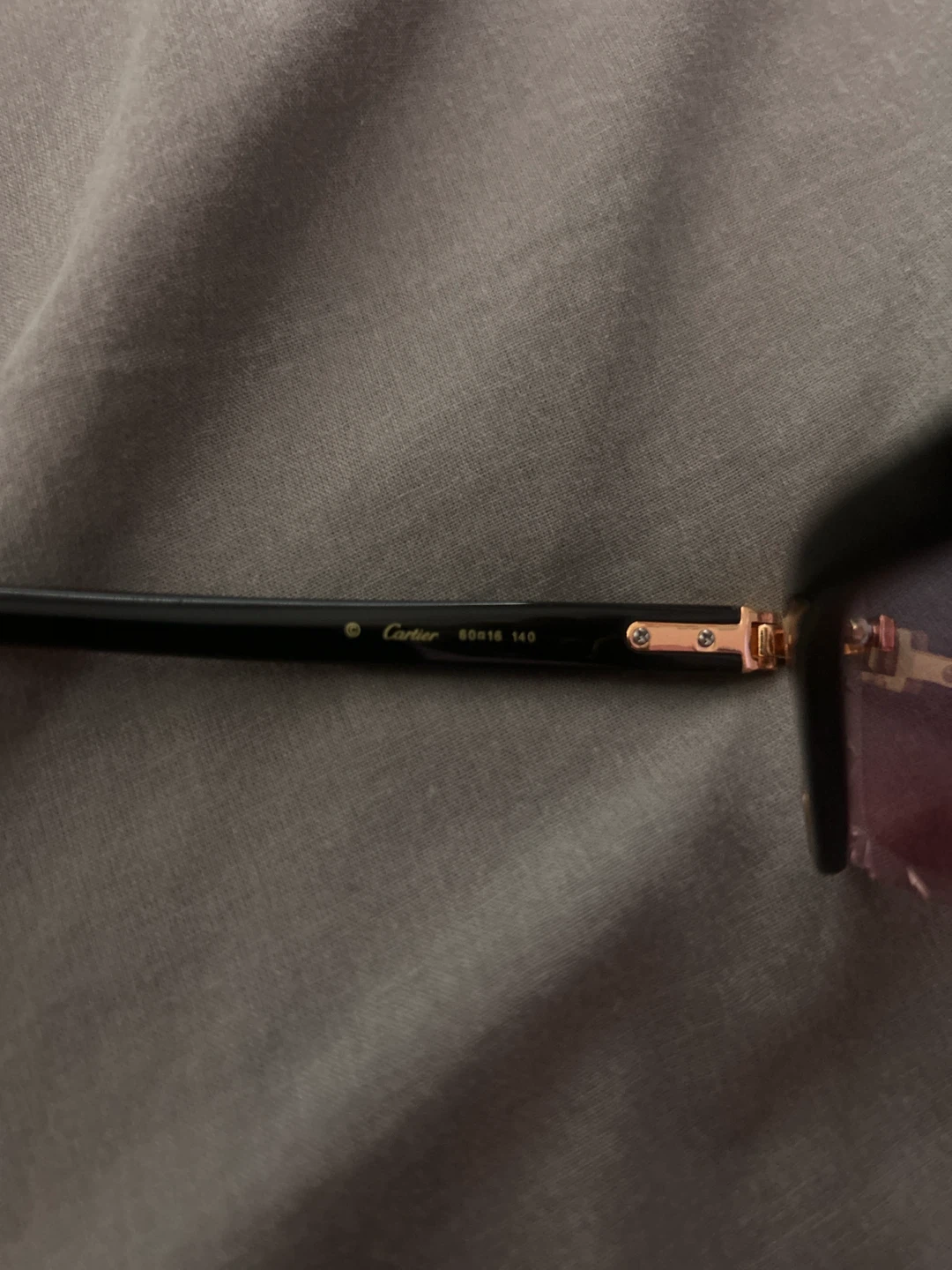 cartier diamond cut glasses cotten candy gradient - photo 3