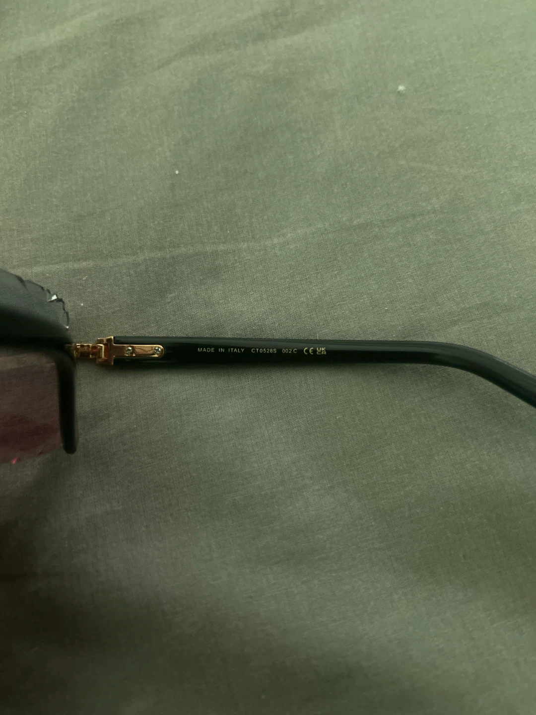 cartier diamond cut glasses cotten candy gradient - photo 4
