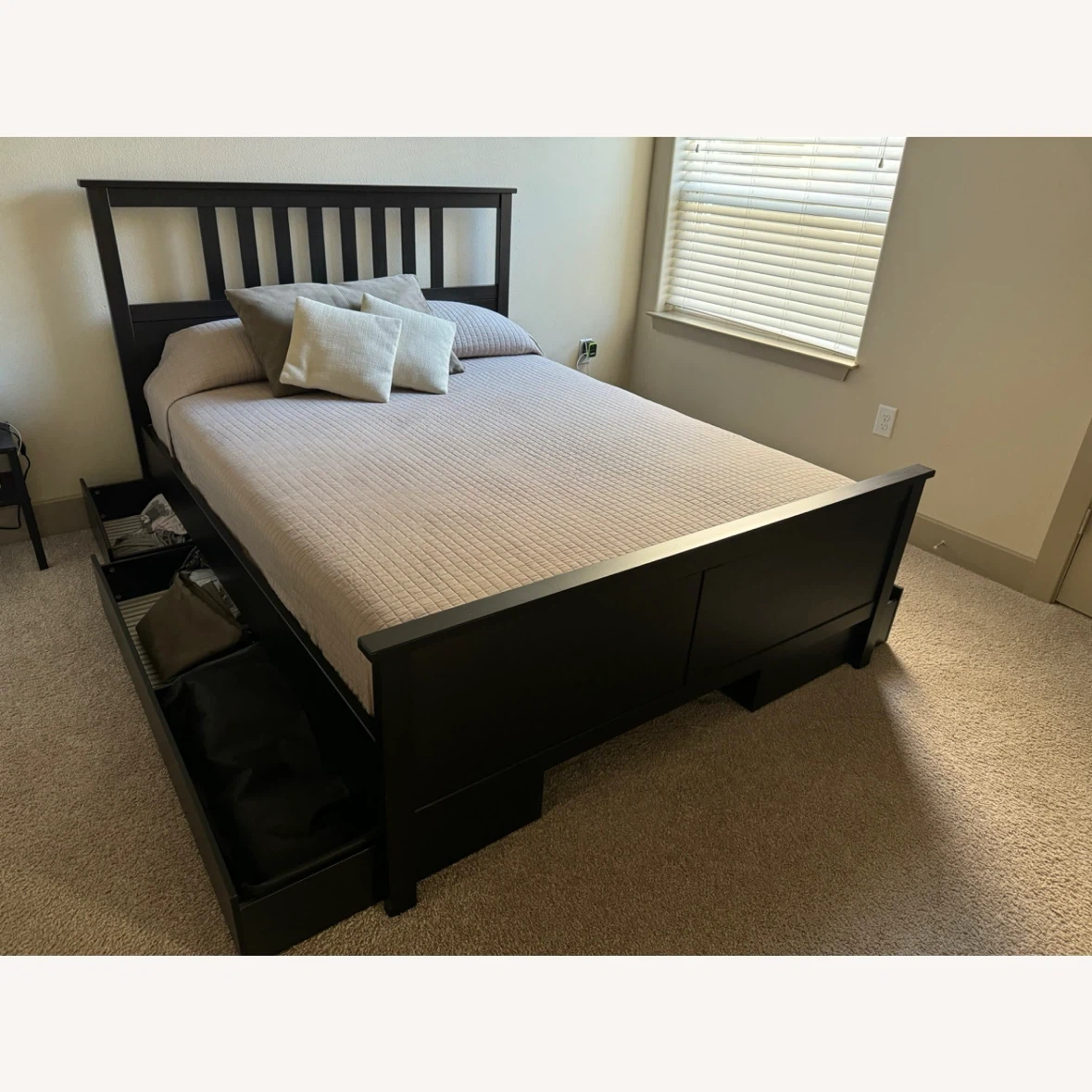 King Bed Frame + Drawers+ mattress +including delivery