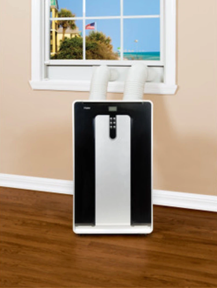 4-in-1 13,500 BTU HAIER Portable Air Conditioner + Heating Pump
