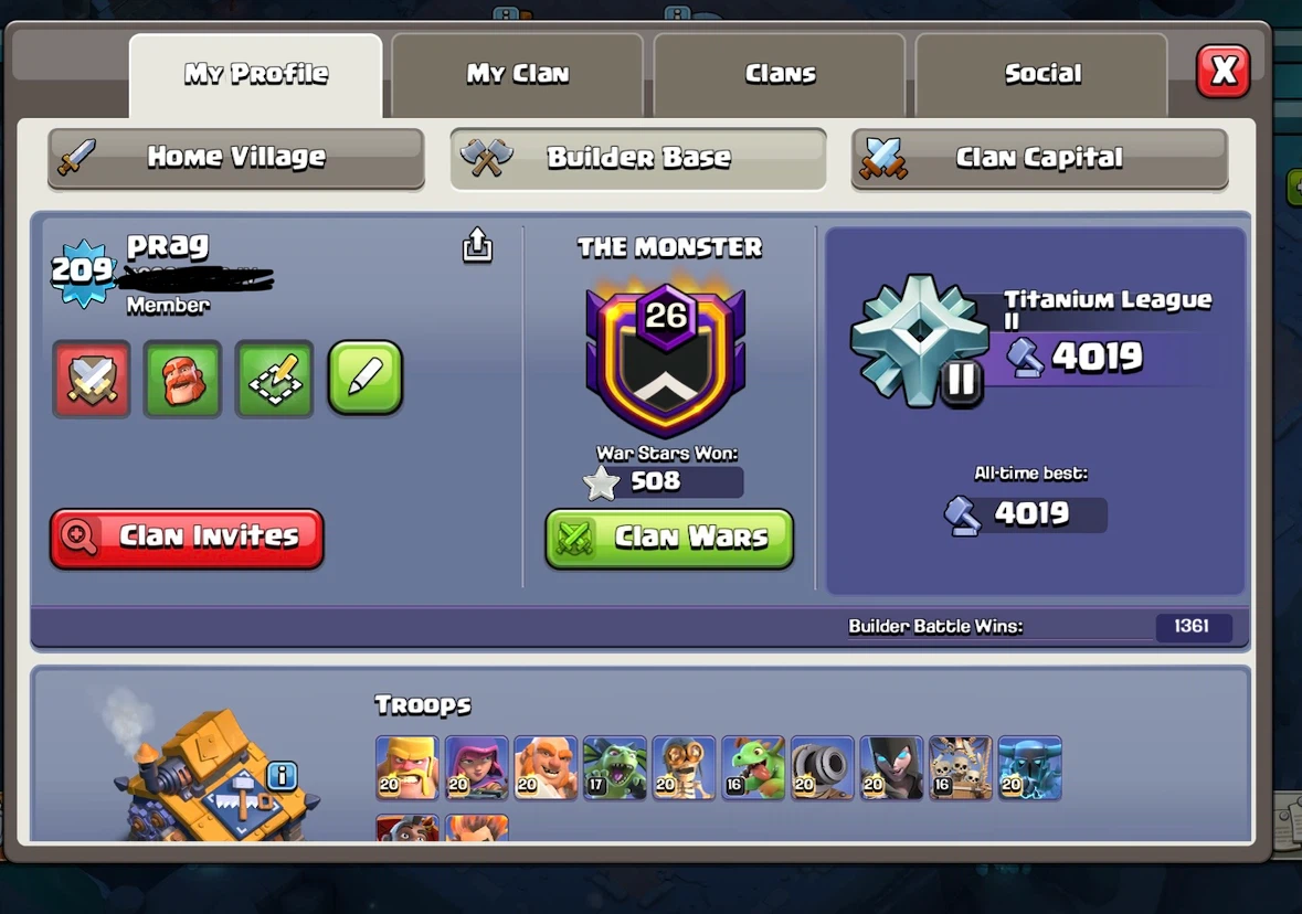 Clash of clans ( level 17) with builder hall - photo 2