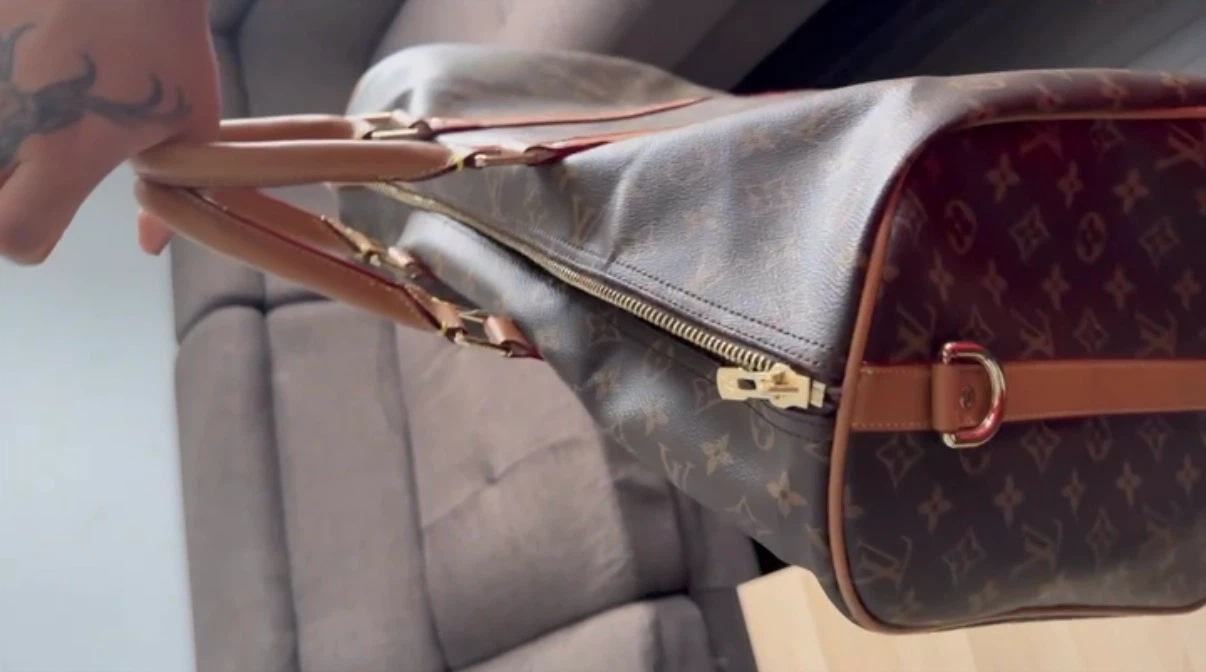 Louis Vuitton Monogram Keepall 50 Travel Bag