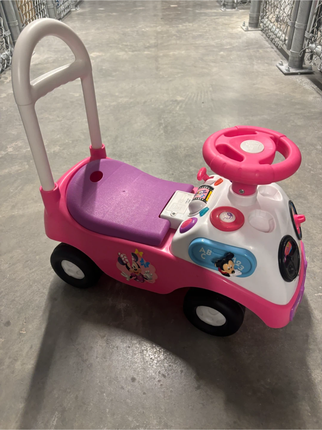 Minnie Mouse Ride-On Push Car