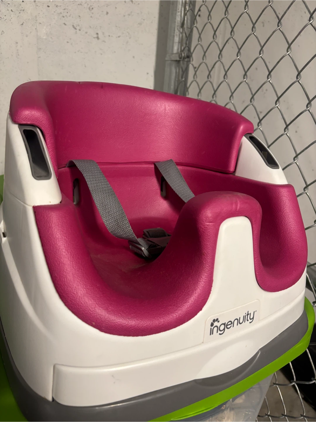 Ingenuity Baby Seat - Pink/White