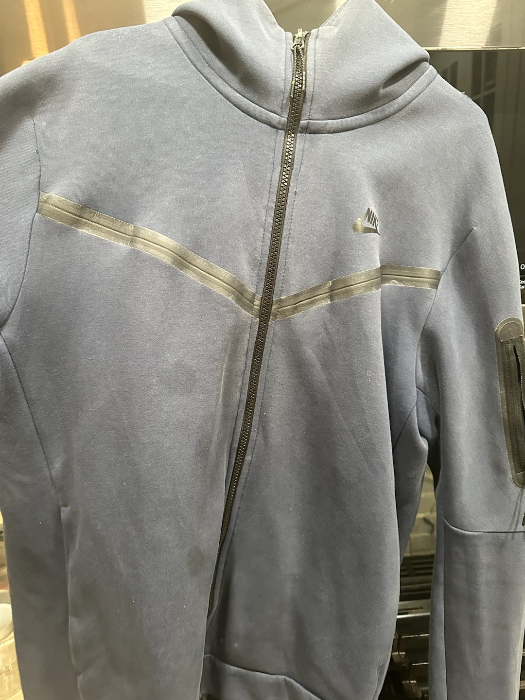 Blue Nike tech