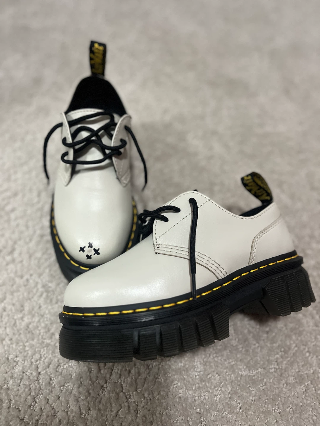 “Kick rocks” ft. Dr. Martens (size 6 in women)