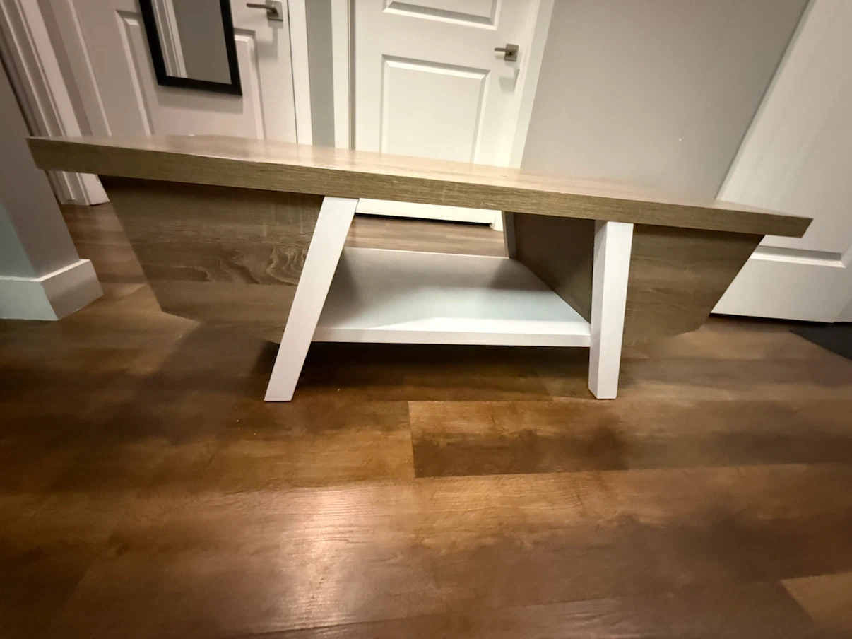 Modern Coffee Table with Storage Shelf - photo 3