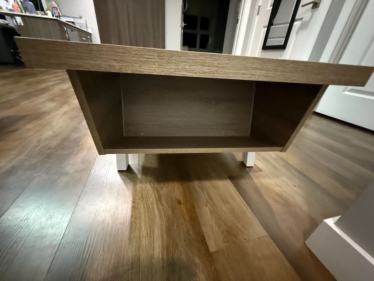 Modern Coffee Table with Storage Shelf - photo 5