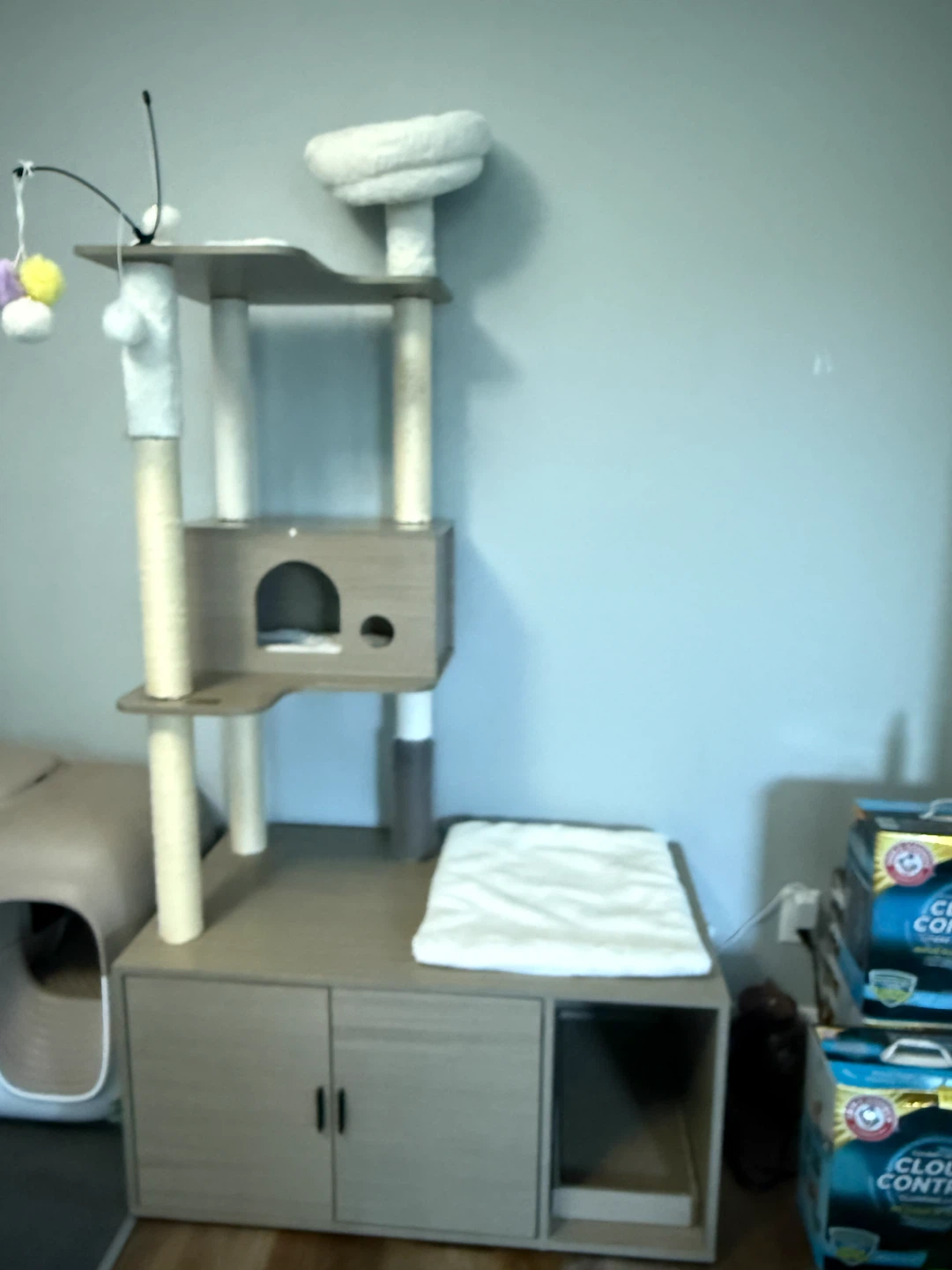 Multi-Level Cat Tree Condo with Scratching Post