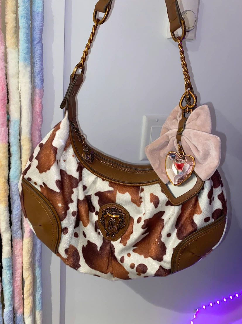 Juicy Couture Cow Print Shoulder Bag