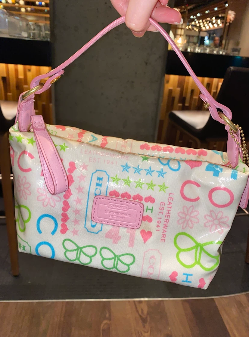 Vintage Coach Butterfly Mini Handbag
