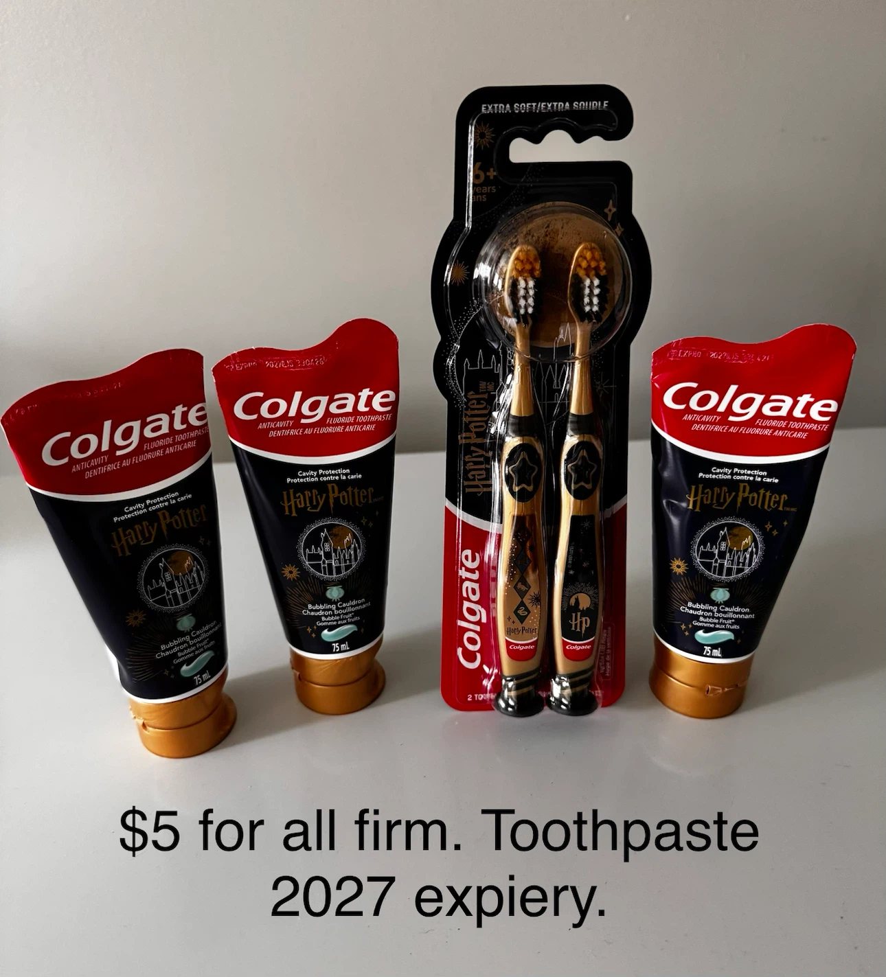 Colgate Harry Potter Toothpaste & Toothbrushes
