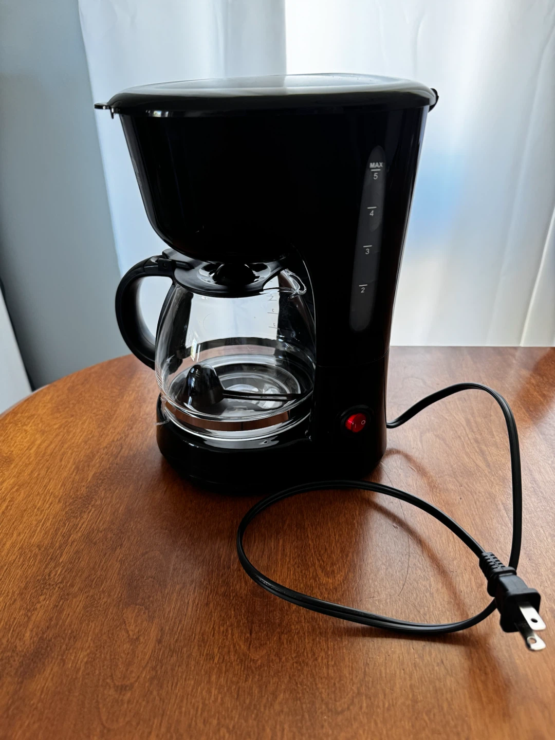 Black 5-Cup Coffee Maker