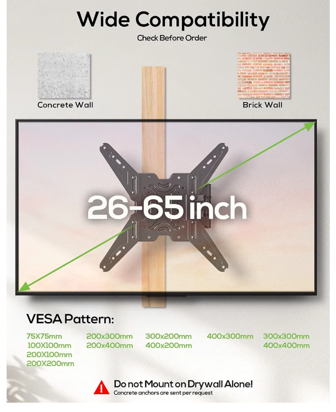 Full-Motion TV Wall Mount - Model XMM919 - photo 4