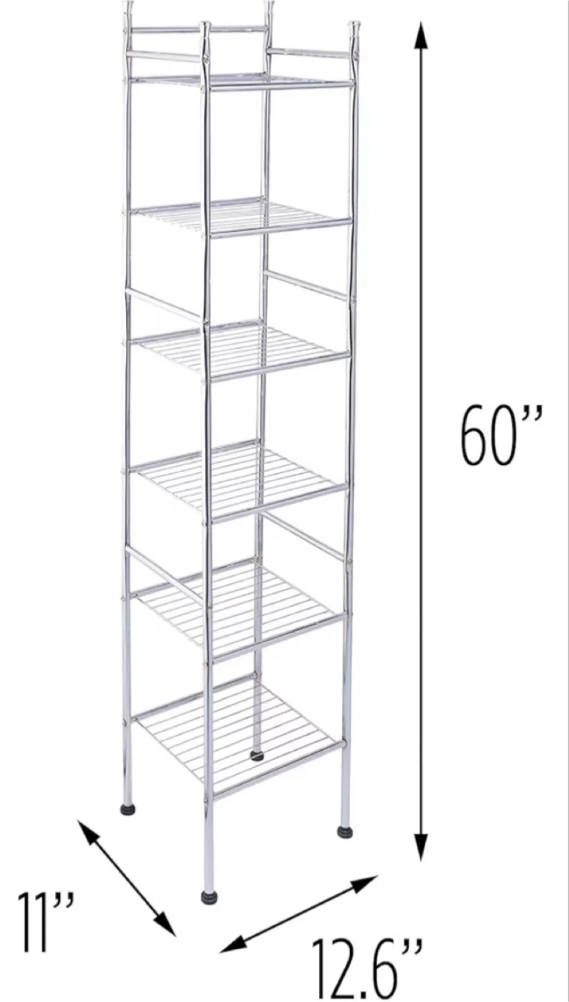 6-Tier Metal Wire Shelf Unit - photo 3