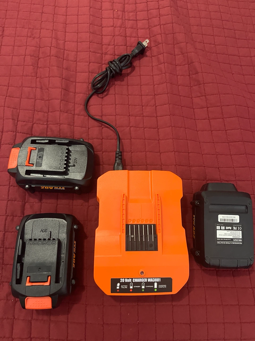 ANTRobut 20V 8.0Ah Lithium-ion Battery 2-Pack with Charger