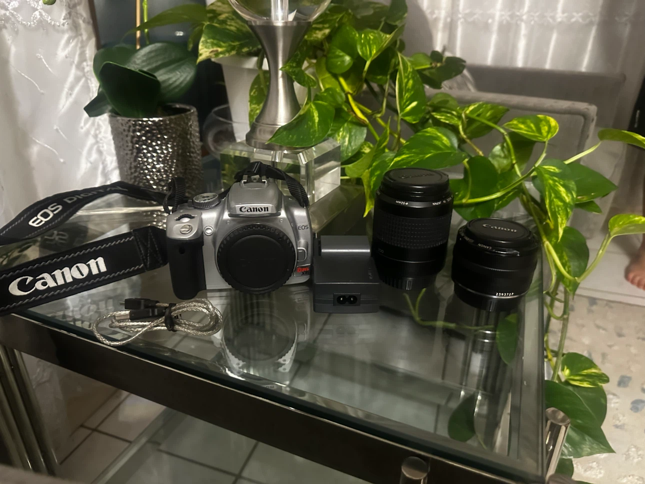 Canon EOS Rebel XTi DSLR Camera with 2 Lenses and Accessories