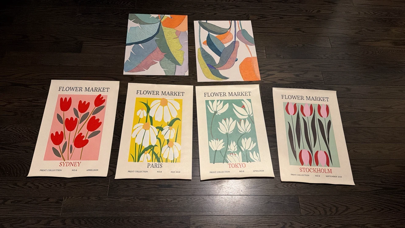 Print Collection Wall Art ($20 for all or $5 per piece)