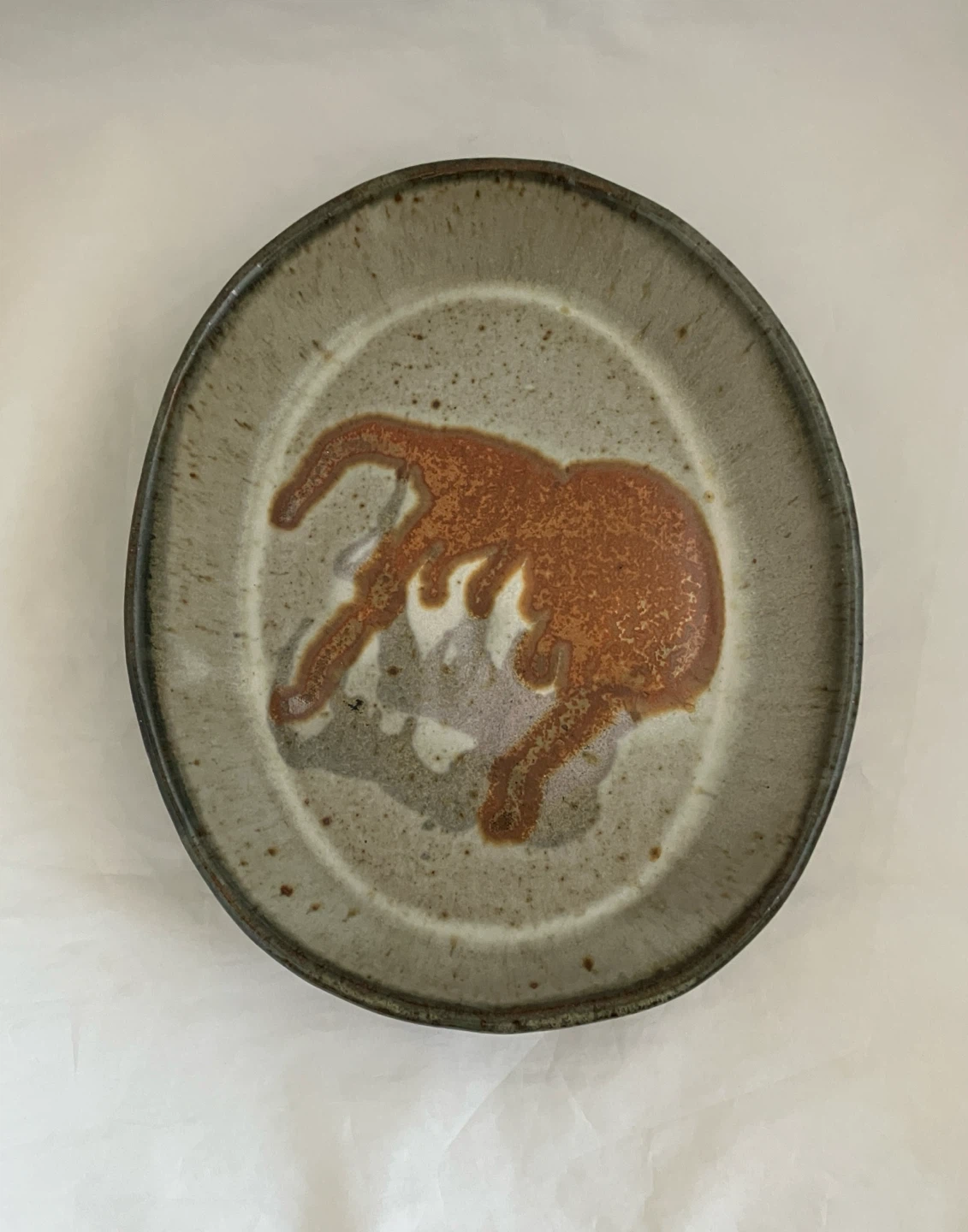 ALLAN PACE Oval Stoneware  Serving Dish - photo 2