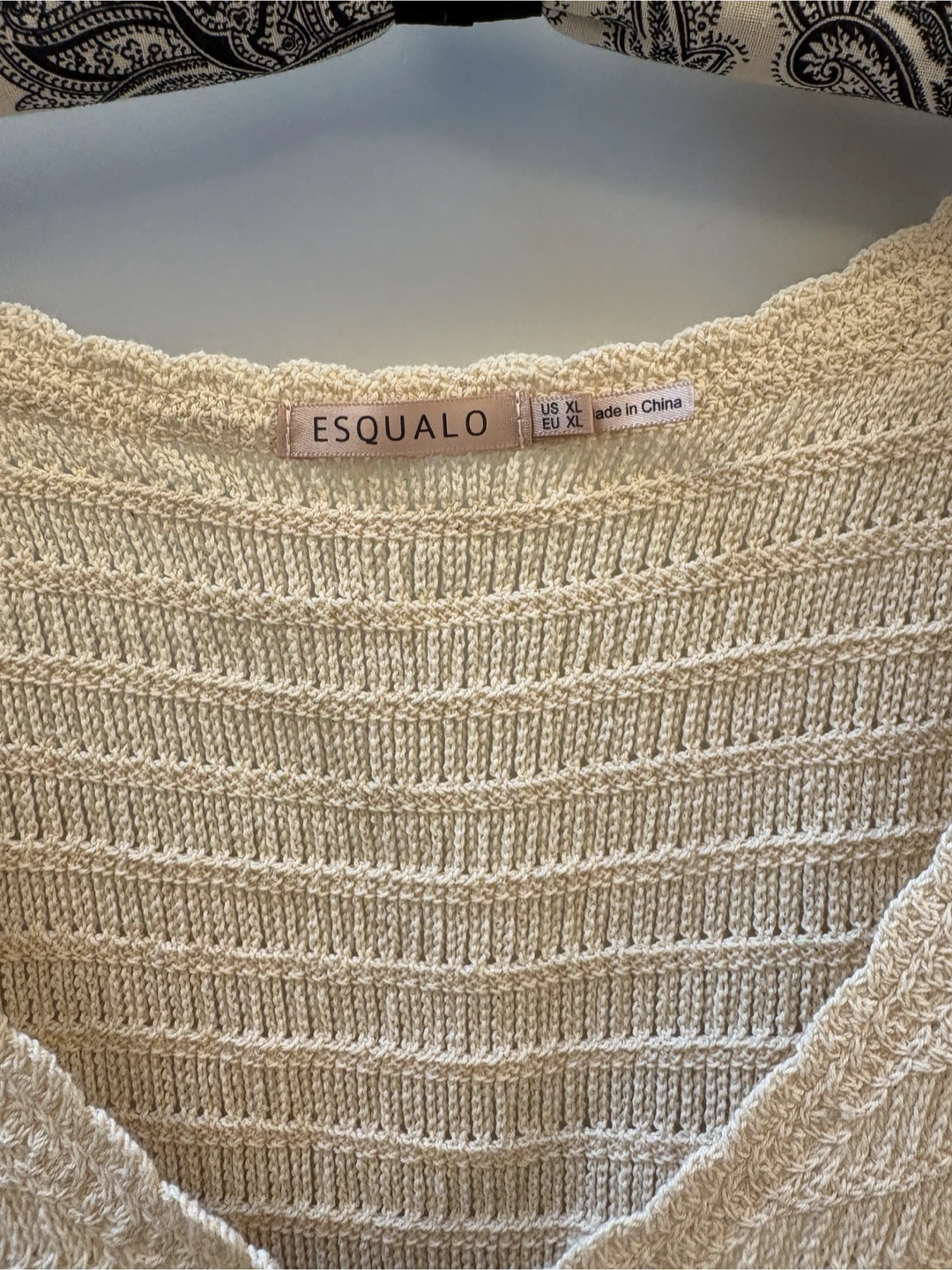 Cream Crochet Sunflower Cardigan XL - photo 3