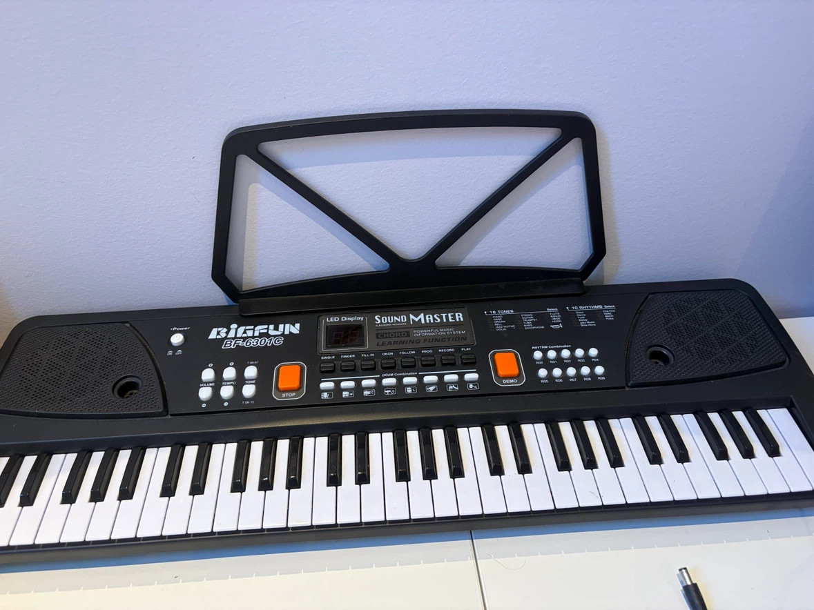 Electronic Keyboard with Microphone