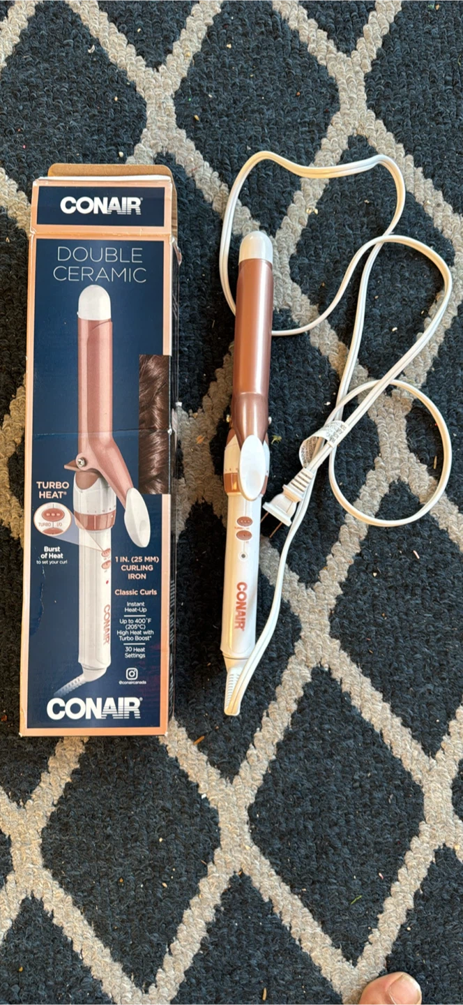 Conair Double Ceramic 1-inch Curling Iron