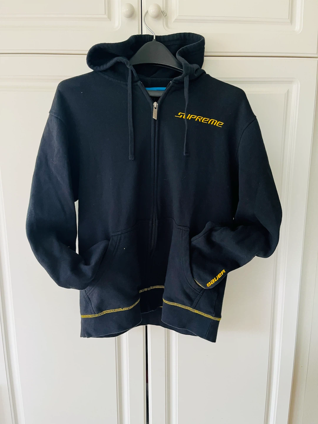 Men Bauer Supreme Hooded Full Zip Sweater