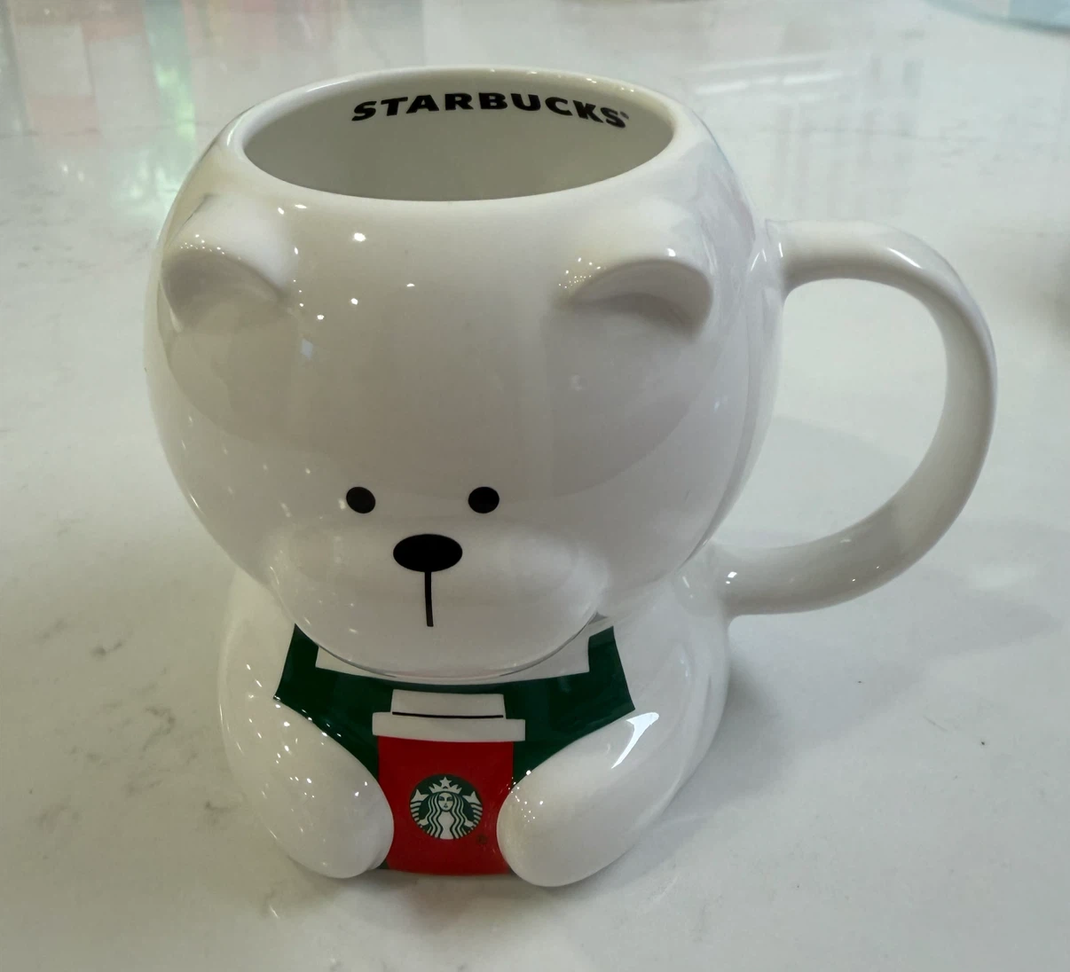 Starbucks Bear Mug with Coffee Cup