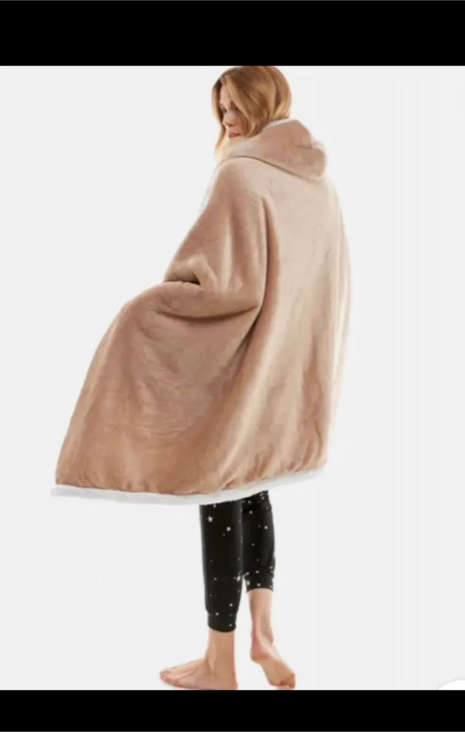 Socialite Hooded Sherpa hooded throw - photo 4