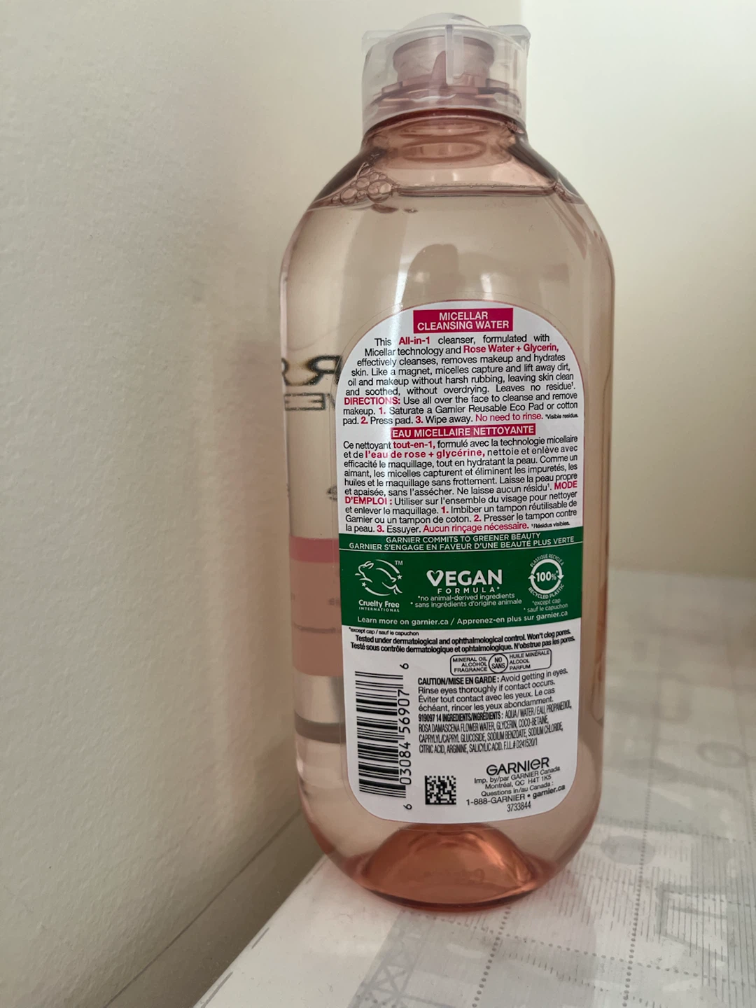 Garnier SkinActive Micellar Cleansing Water with Rose Water - photo 2