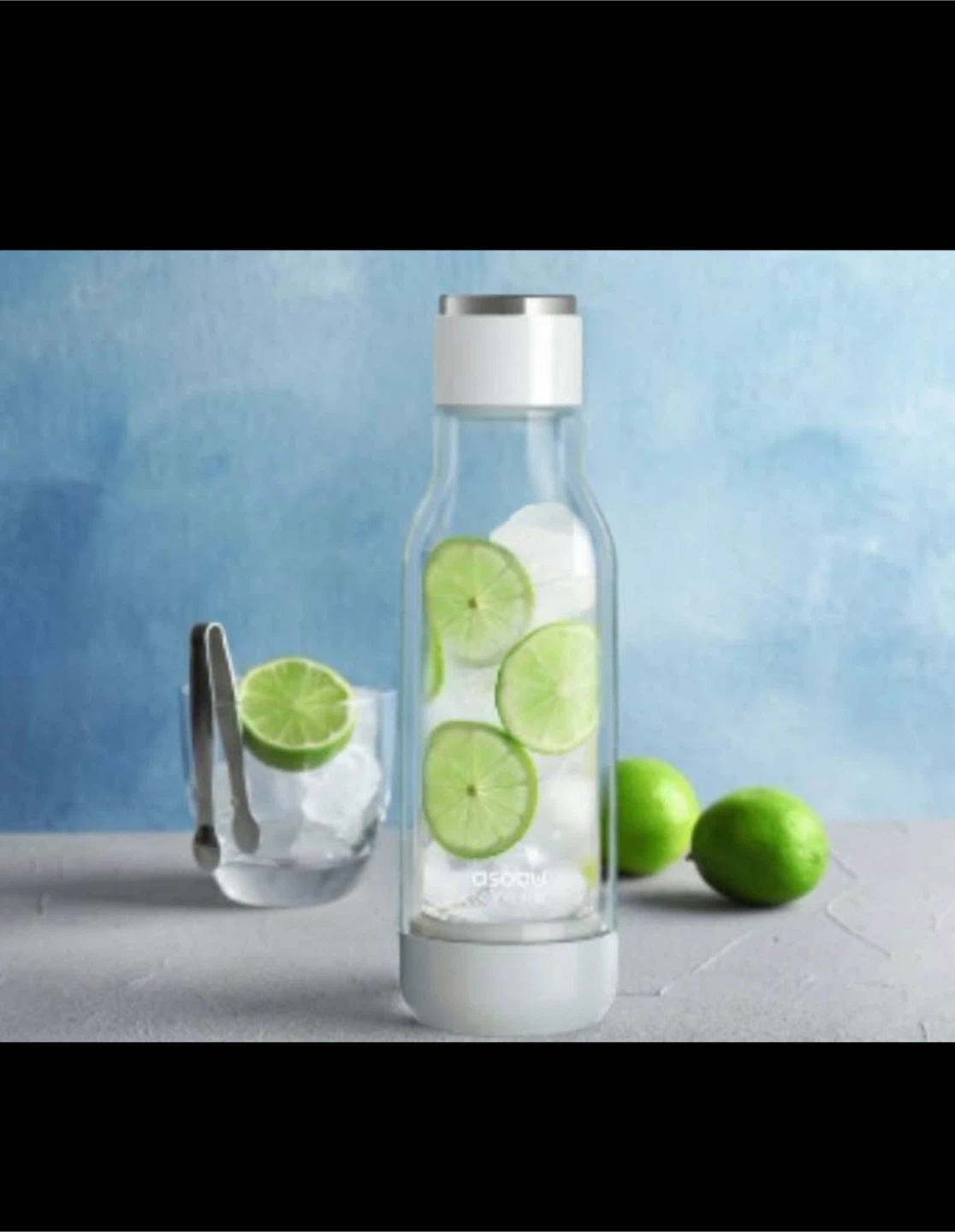 Asobu Inner Peace Glass Water Bottle 17oz/500ml