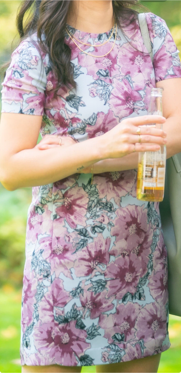 Aritzia Babaton Floral Shift Dress - photo 5