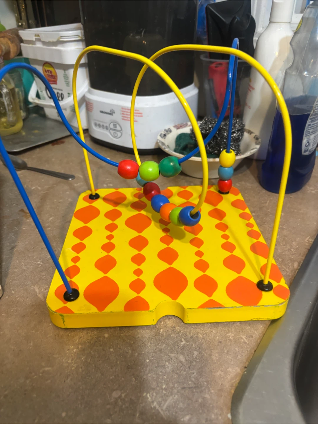Wooden Activity Cube Toy