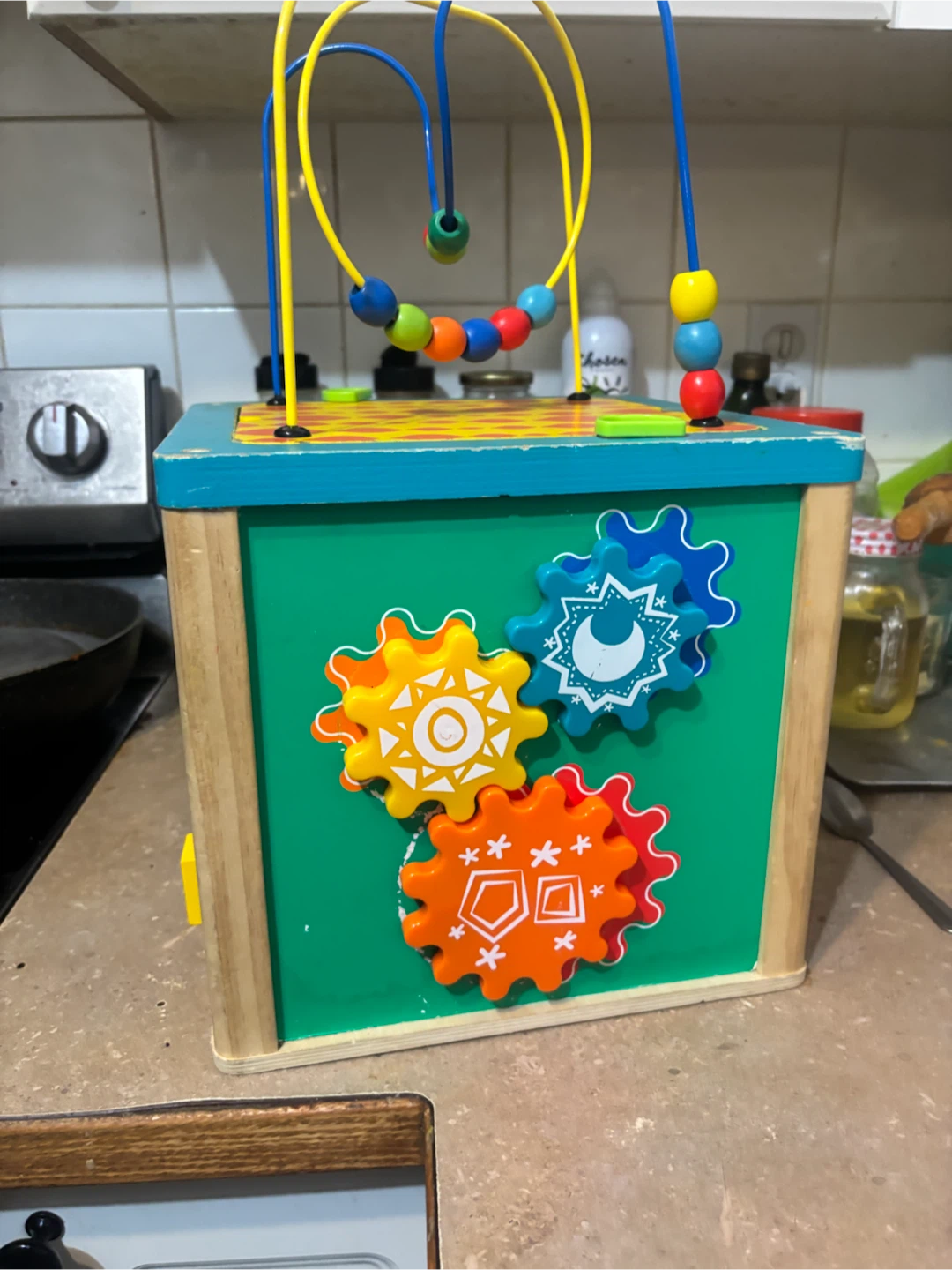 Wooden Activity Cube Toy - photo 3