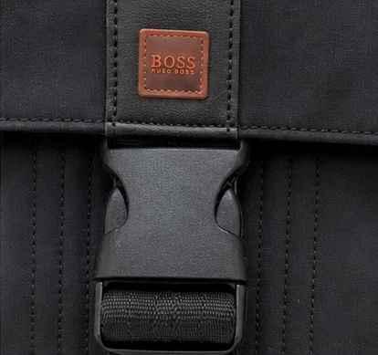 BOSS Hugo Boss Black Nylon Messenger Bag
