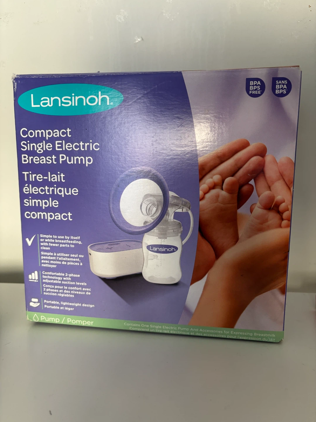 Lansinoh Compact Single Electric Breast Pump