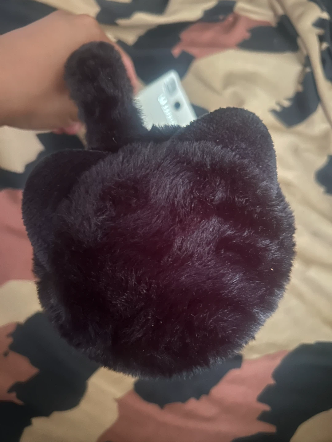 LA Express Black Faux Fur Earmuffs