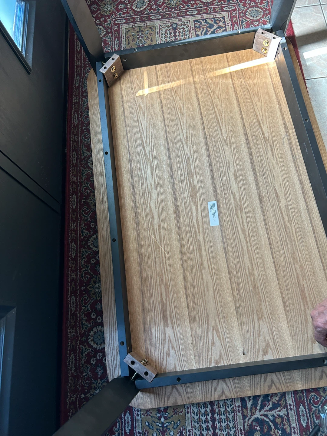 Rectangular Dining Table with Black Legs - photo 4