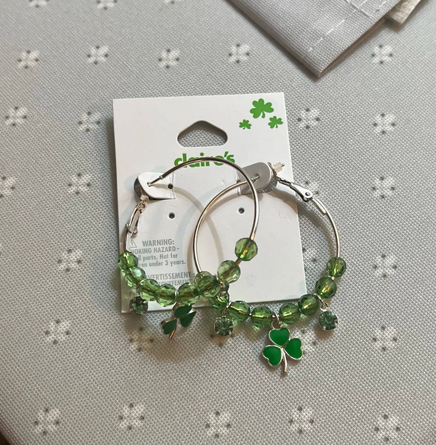 Claire's Heart & Shamrock Earrings-price of Each - photo 2