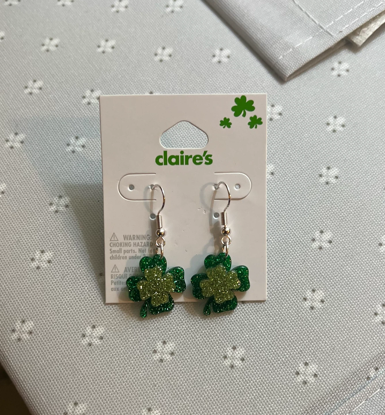 Claire's Heart & Shamrock Earrings-price of Each - photo 3