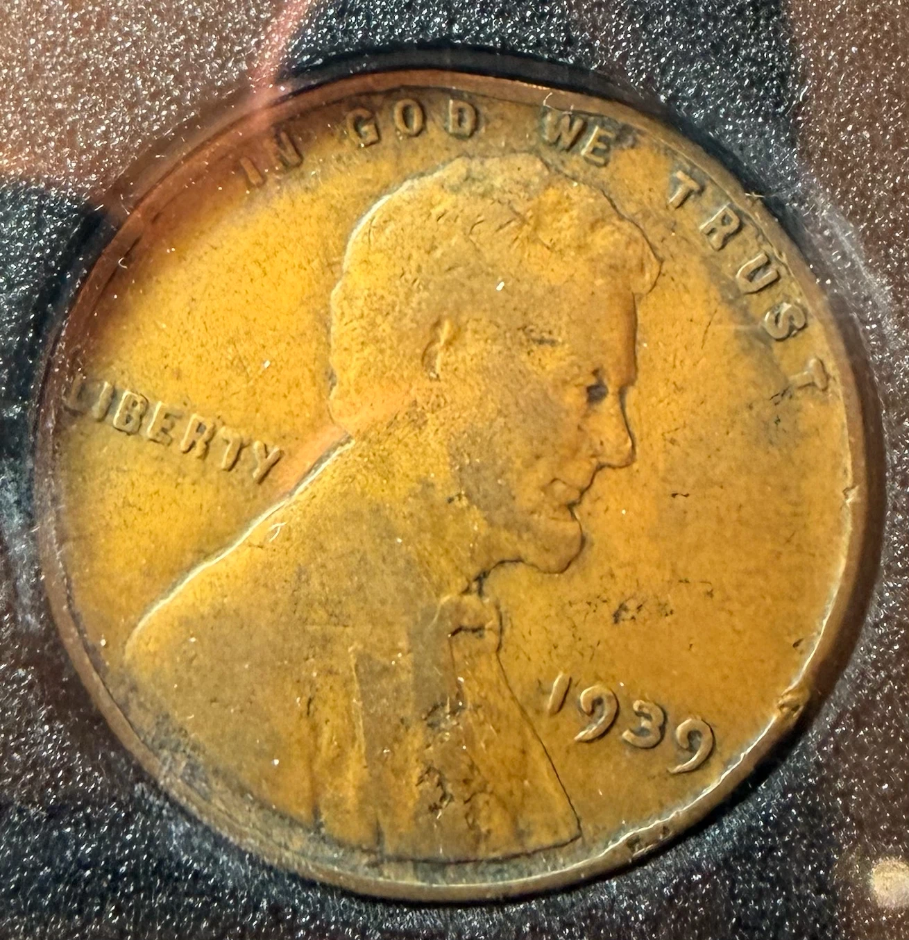 1939 USA PENNY - ONE CENT US - WHEAT 1939