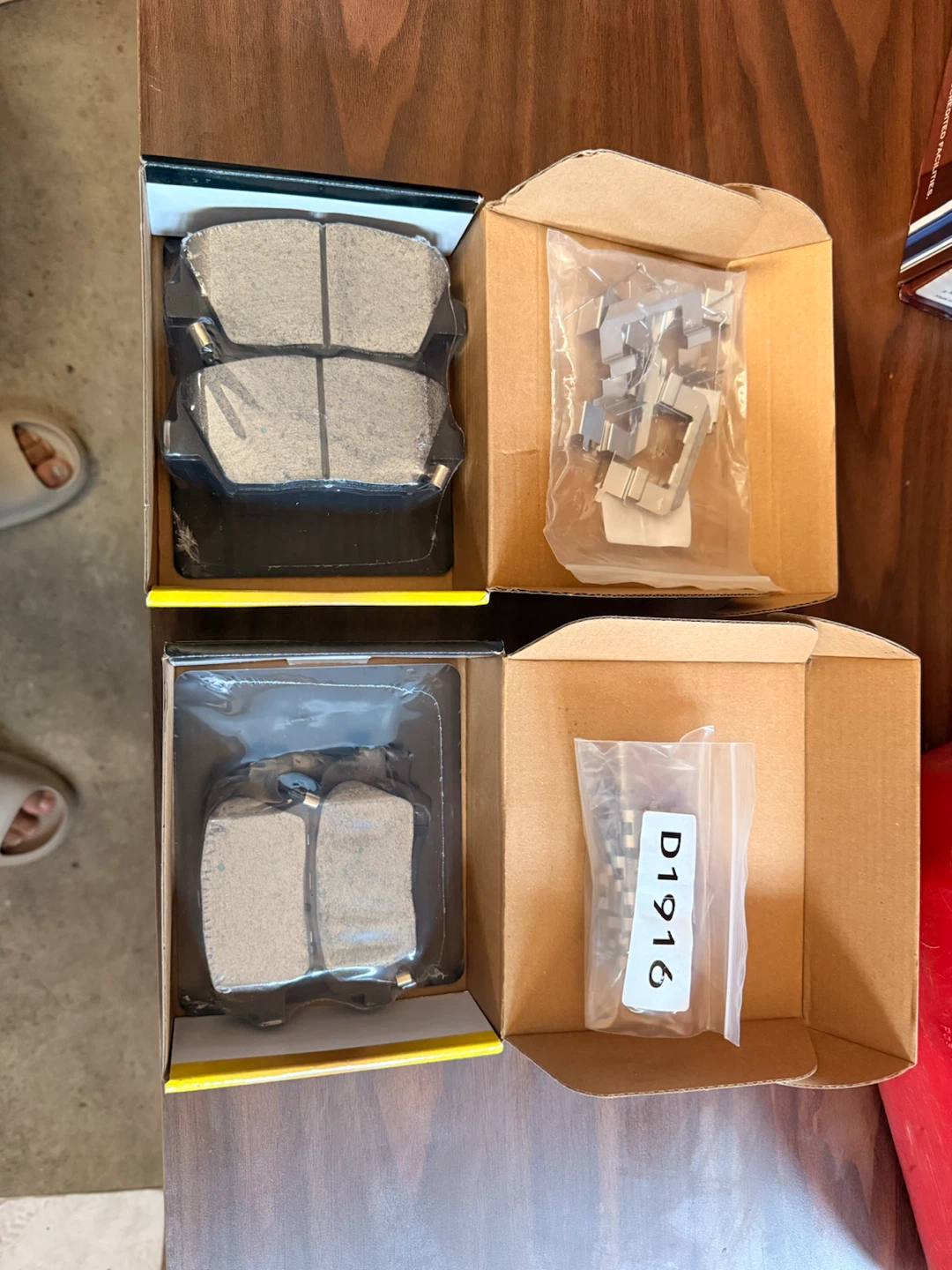 All 4 brake pads and rotors ( Brand new ceramic coated)