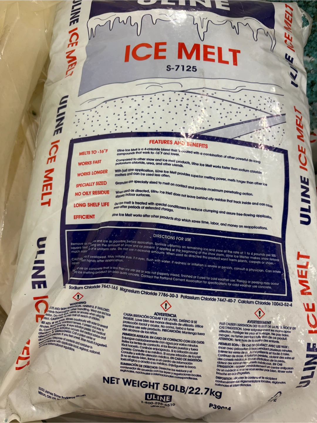 ULINE Ice Melt - 50lb Bag - photo 4
