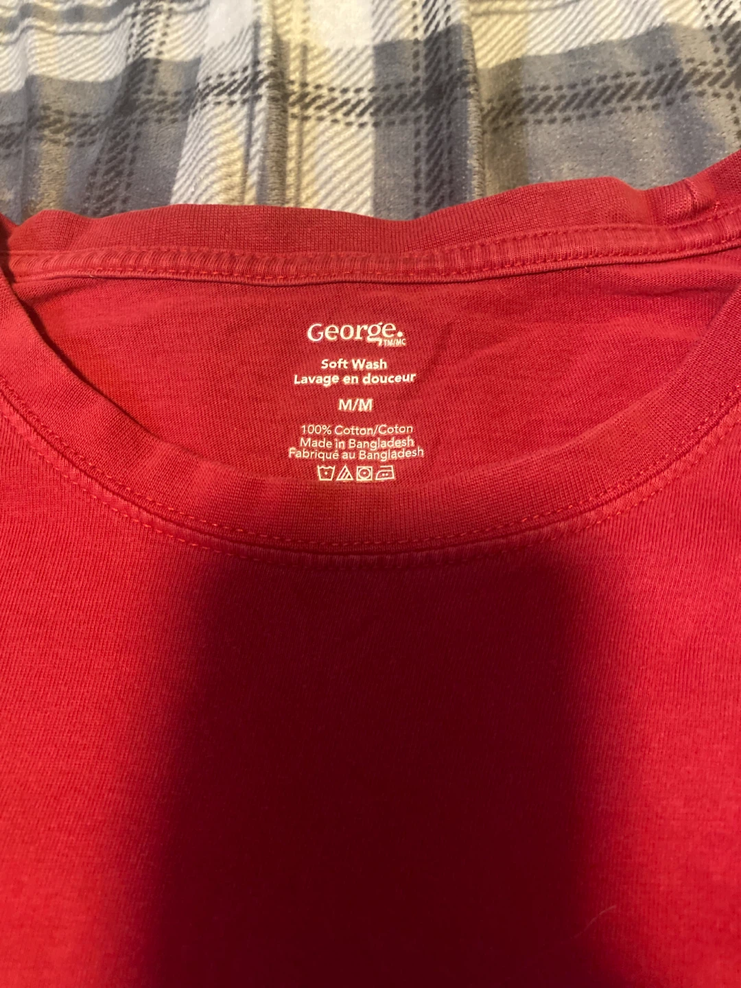 Mens George Red T-Shirt Size Medium - photo 2