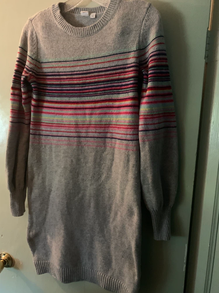 GAP Striped Sweater Dress XS
