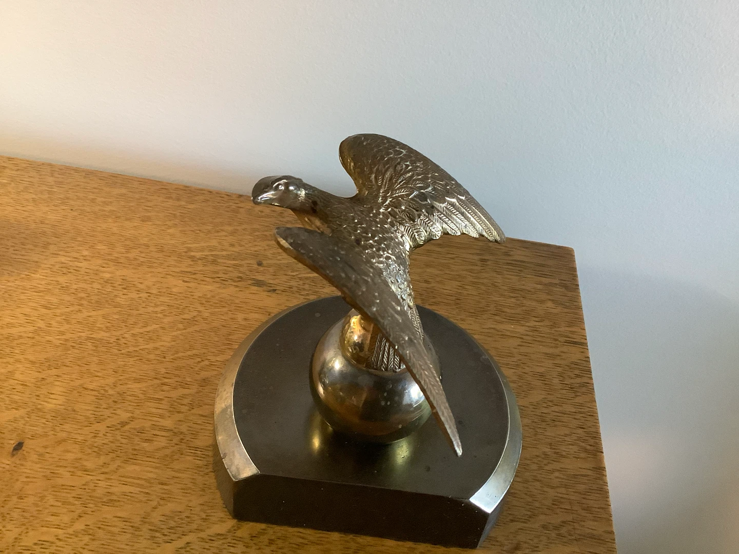 Vt MCM Bronze/Brass Eagle Bookend on a Bronze Base 🐞 - photo 4