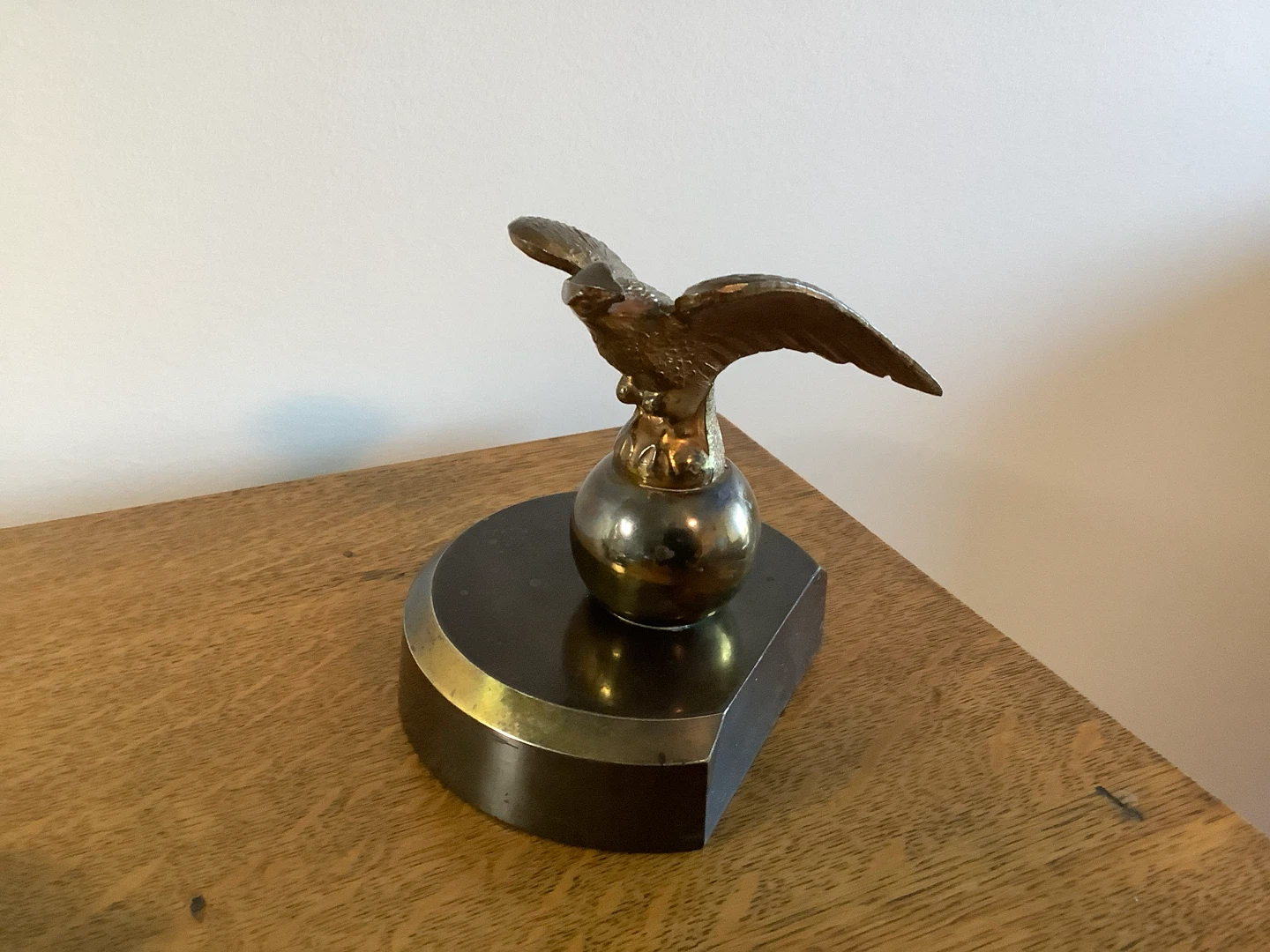Vt MCM Bronze/Brass Eagle Bookend on a Bronze Base 🐞 - photo 5
