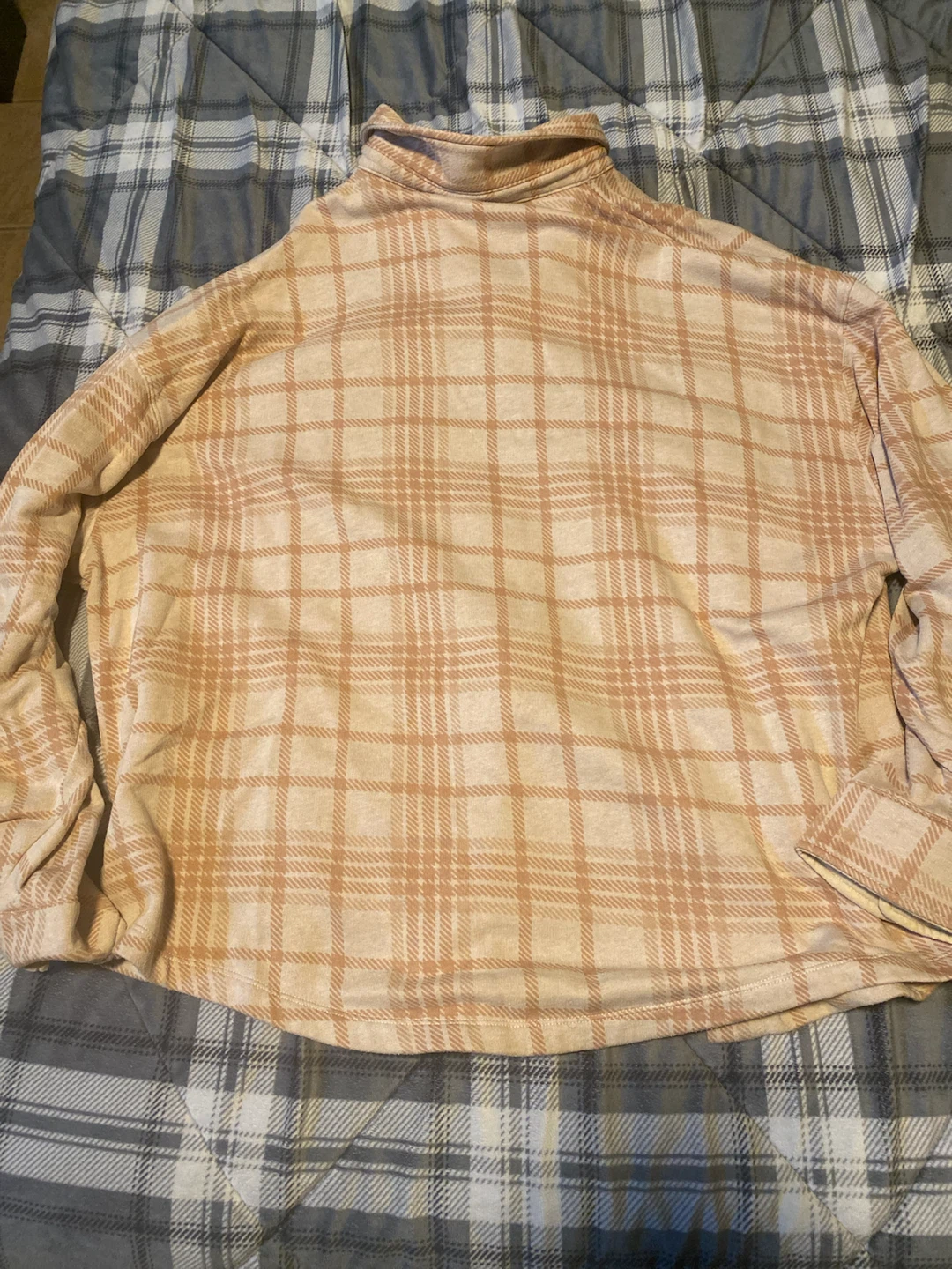 Victoria's Secret PINK Plaid Button-Up Shirt Size Large - photo 4