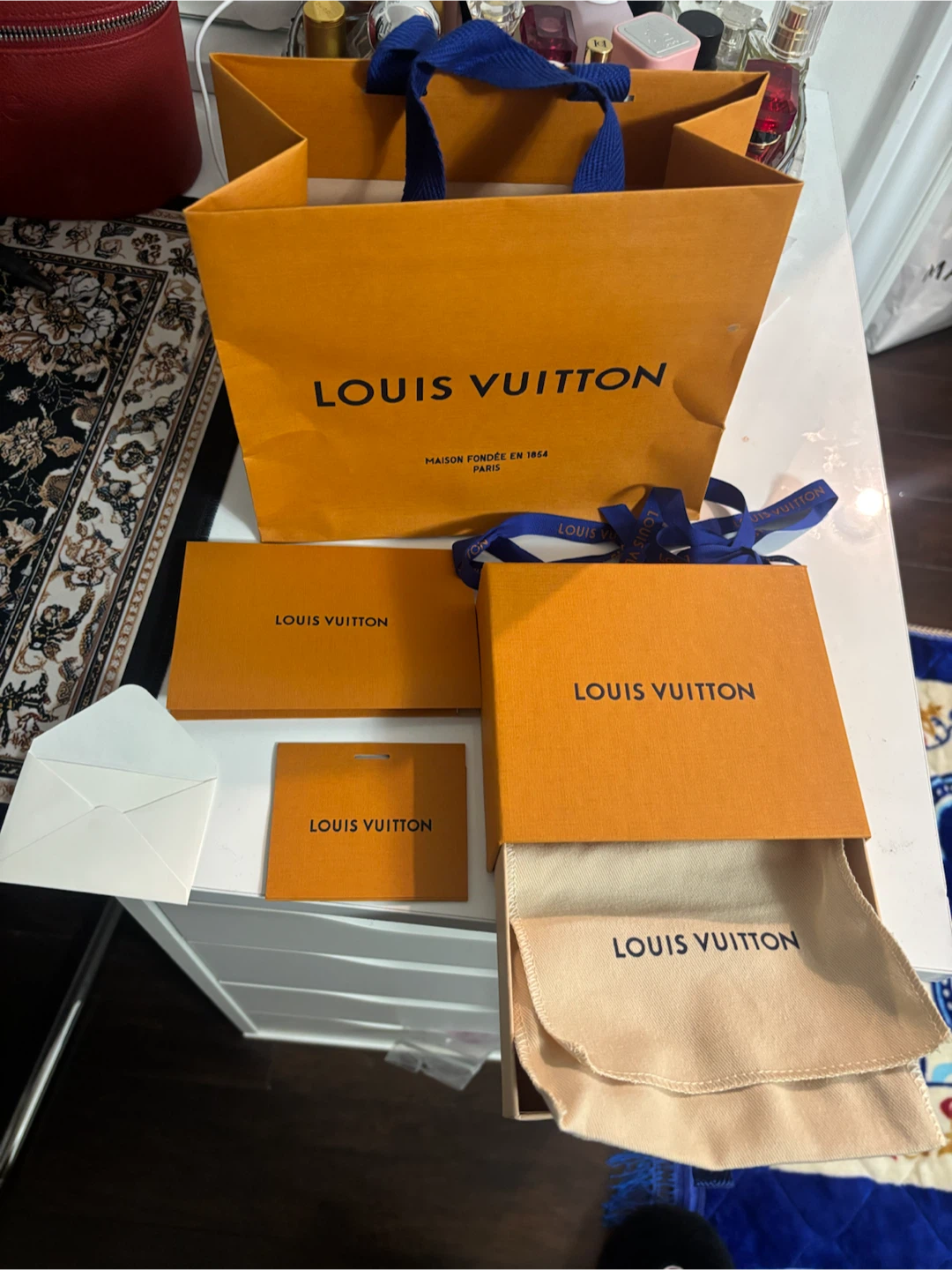 Louis Vuitton Shopping Bag and Boxes