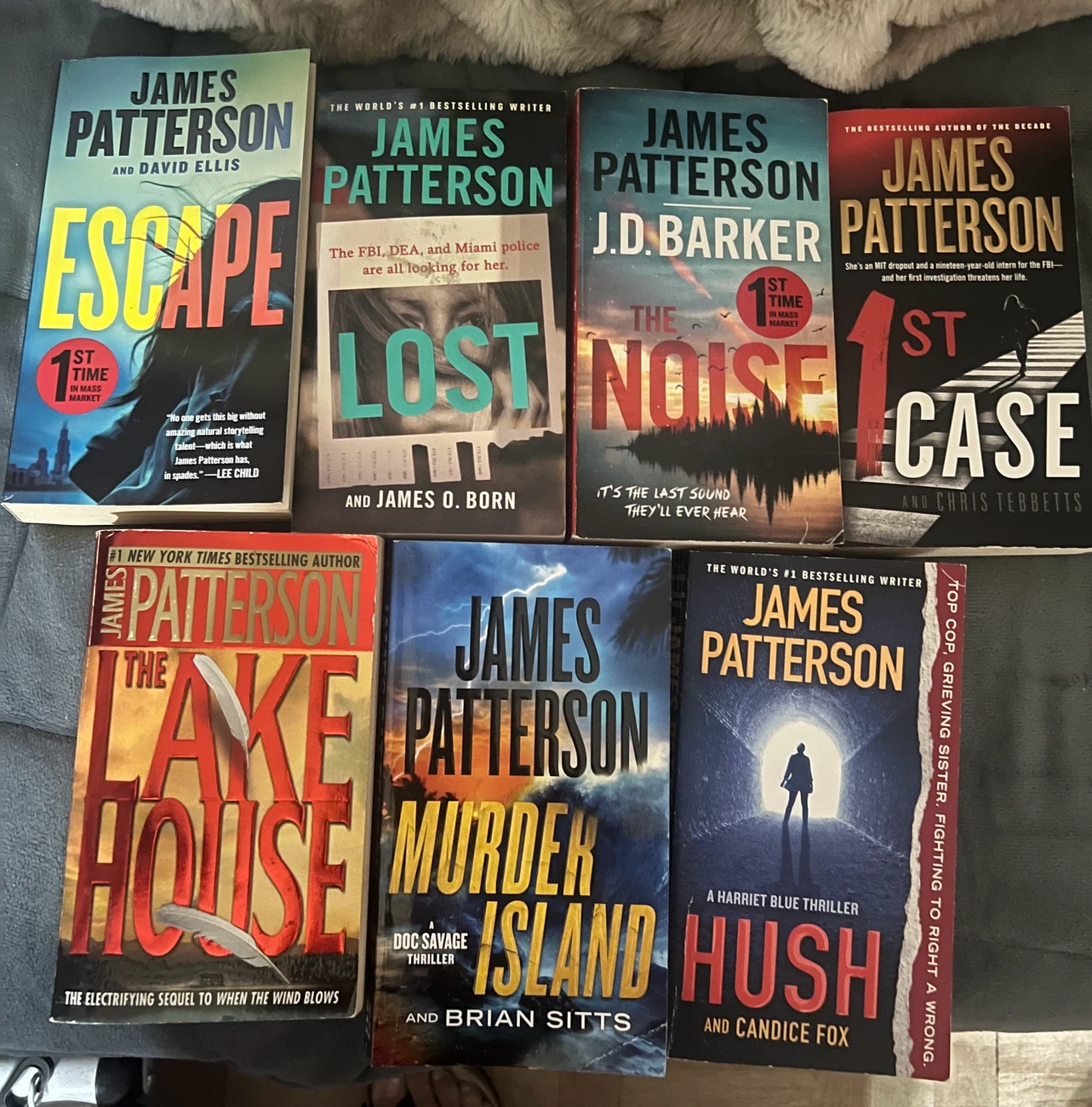James Patterson Book Lot (7 Books)